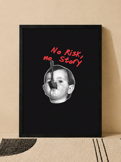 تابلو No Risk No Story | کد 89
